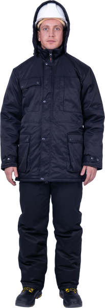 Куртка ЗАЩИТА зимняя (черный)