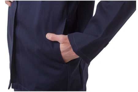 Костюм сварщика ОНИКС СОП 1 кл.защиты с БР (т.синий/красный)