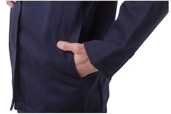 Костюм сварщика ОНИКС СОП 1 кл.защиты с БР (т.синий/красный)