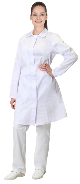 Халат СИРИУС-ВАЛЕНСИЯ женский (белый)