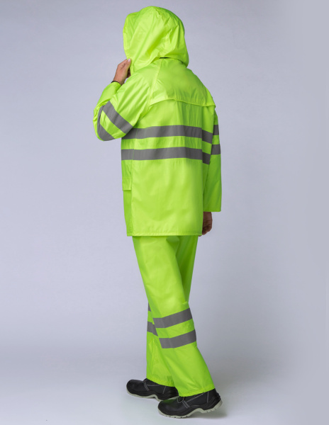 Костюм влагозащитный сигнальный СОП с БР (лимонный)