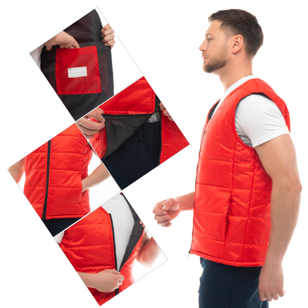 Жилет СТАНДАРТ зимний (красный)