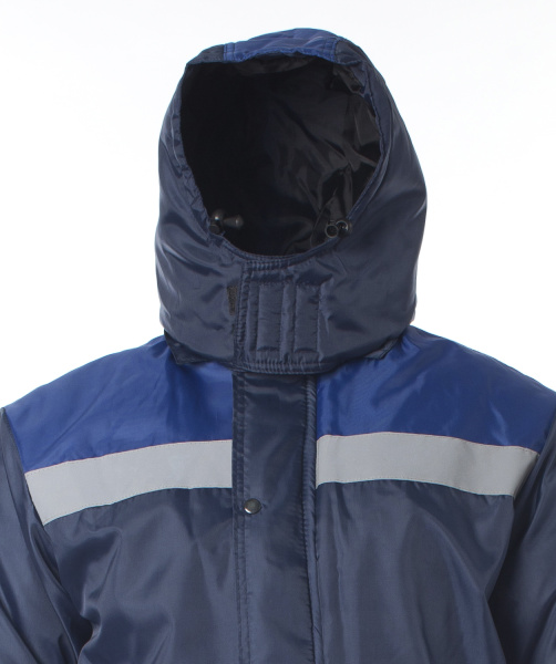 Куртка СТАНДАРТ зимняя с СОП (т.синий/васильковый)