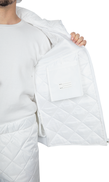 Жилет АПРЕЛЬ зимний (белый)