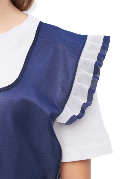 Фартук-сарафан нейлоновый (т.синий)