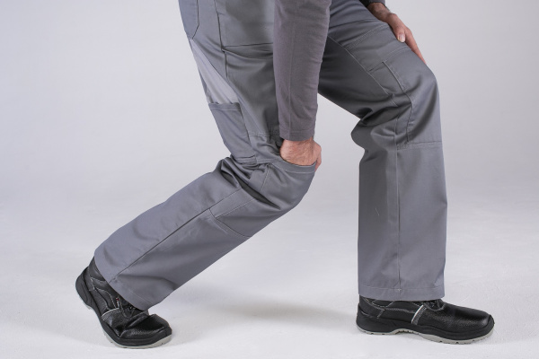 Костюм СОЮЗ-ПРОФЕССИОНАЛ-2 с ПК (серый/св.серый/оранжевый)