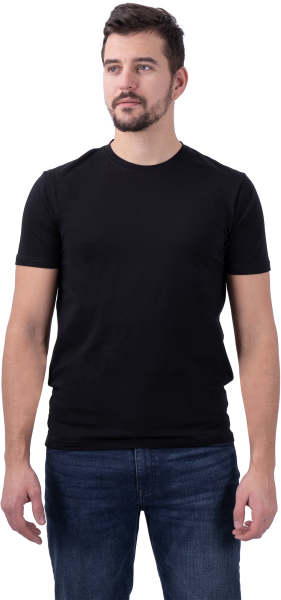 Футболка с лайкрой (черный)