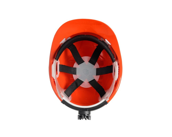 Каска ЕЛАНПЛАСТ ЕВРОПА-ЛЮКС с храповником (оранжевый)