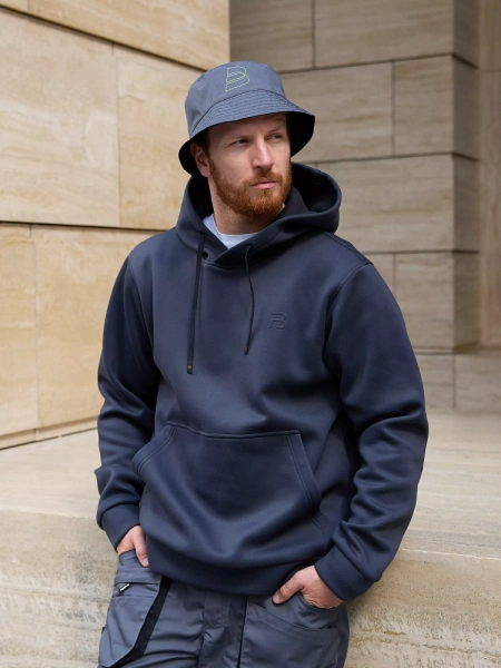 Худи BRODEKS URBAN KS 278 с капюшоном (серый)