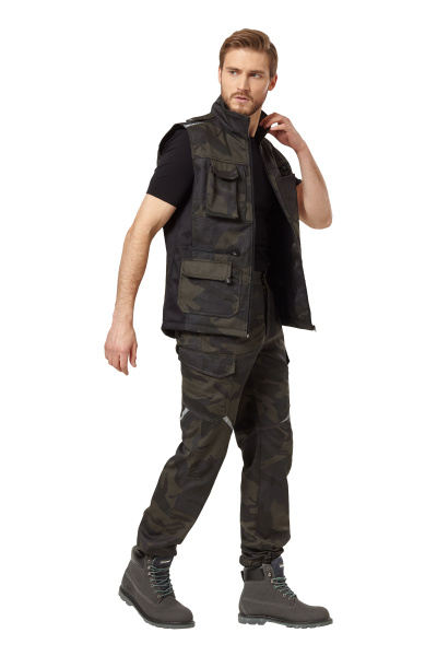 Жилет АКСЕЛЬ (хаки/черный)