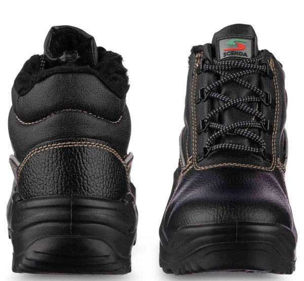 Ботинки СТИКС ПУ иск.мех с ТП (черный)