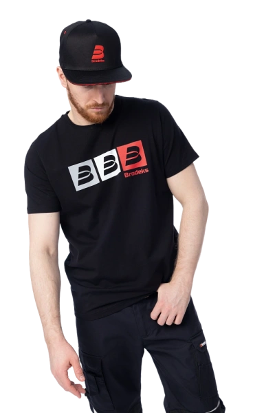 Футболка BRODEKS KS705 (черный)