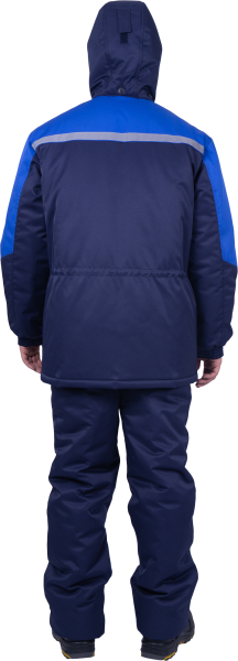 Куртка СПЕЦ зимняя (т.синий/васильковый)
