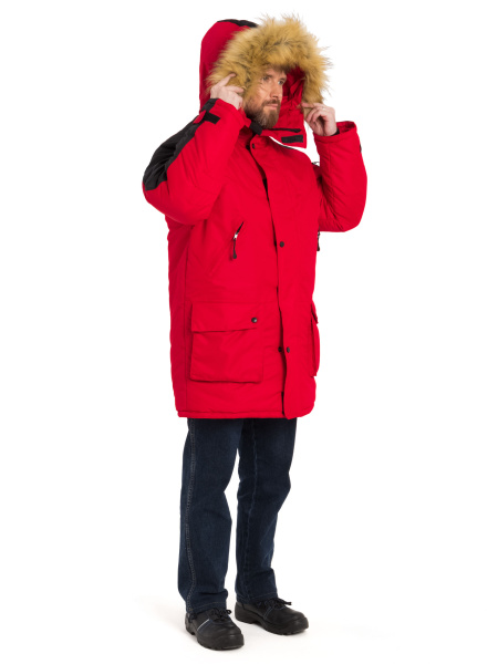 Куртка ПРЕМЬЕР зимняя (красный/черный)