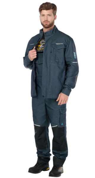 Куртка ЛЕВЕЛ (синий/черный)