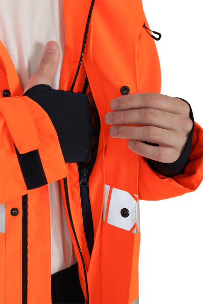 Куртка ACTIVE зимняя (оранжевый/синий)
