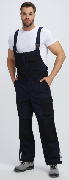 Полукомбинезон МИЛАН СН (т.синий/черный)