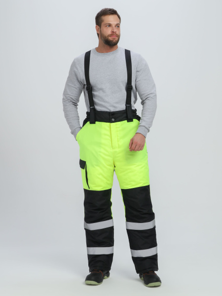 Костюм PROFLINE SPECIALIST зимний сигнальный с БР (желтый/черный)