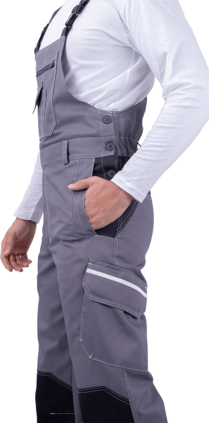 Полукомбинезон ЭДВАНС (серый/т.серый/черный)