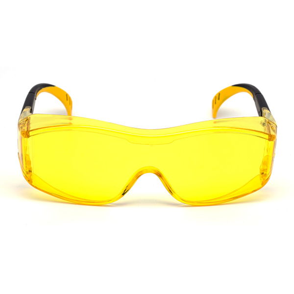 Очки ПРАКТИК защитные открытые поликарбонатные (желтый)