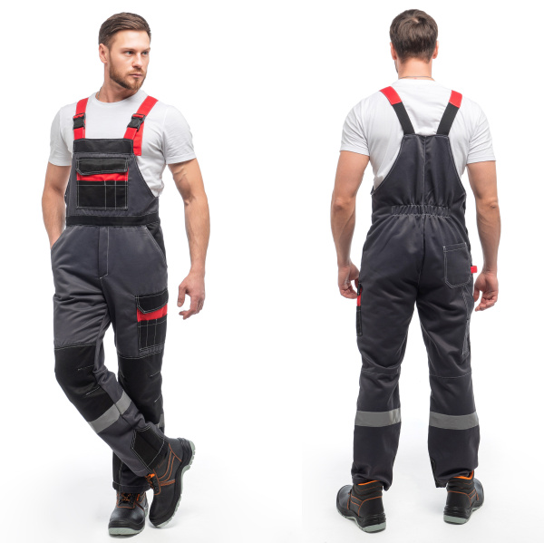 Костюм ФОРМУЛА с СОП с ПК (т.серый/красный/черный)