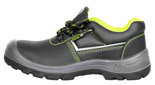 Полуботинки СПЕЦ ПУ/ПУ (черный/салатовый)