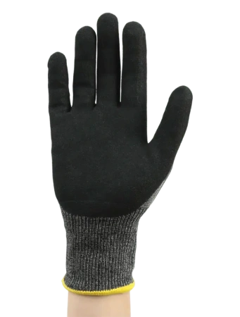 Перчатки от порезов с нитриловым покрытием Brodeks Defender GС-21 (серый)