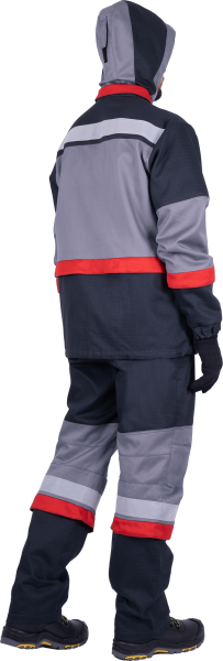 Костюм ЭЛЕКТРОСТОП ТЕРМО ЗЭТВ 30 противоэнцефалитный с БР (серый/красный)