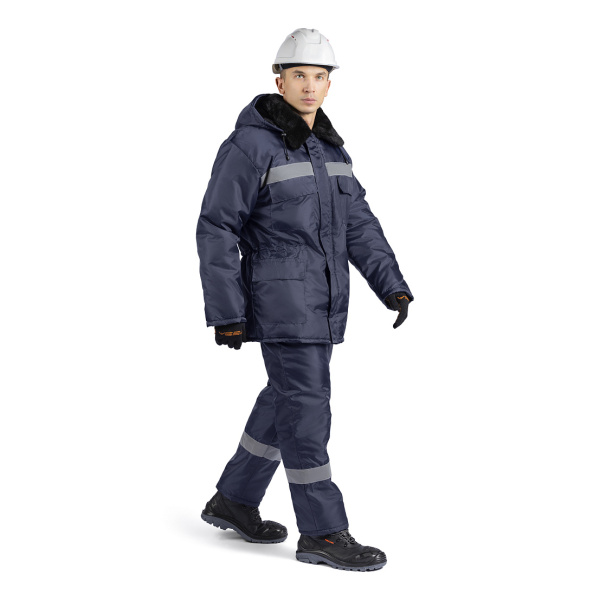 Костюм Мастер СОП с ПК утепленный 2-3 кл.защиты (т.синий)