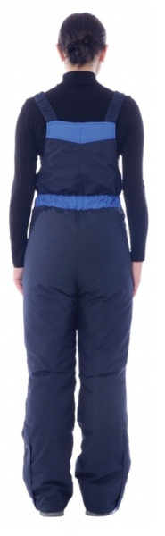 Полукомбинезон ЗИМУШКА женский зимний (т.синий/васильковый)