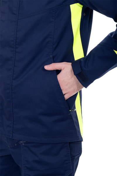 Куртка ACTIVE FLEX / АКТИВ ФЛЕКС (т.синий/флуоресцентный желтый)