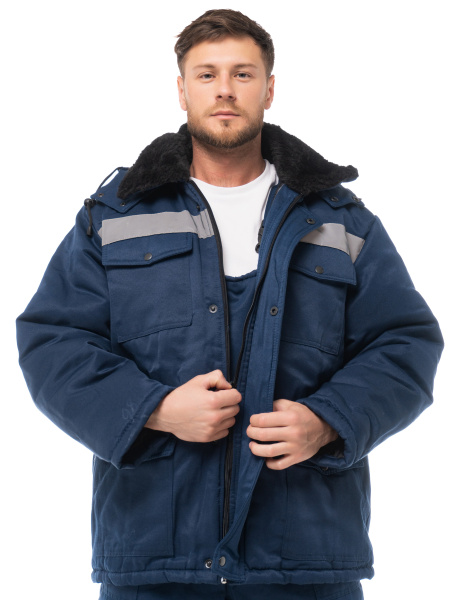 Костюм МАСТЕР зимний грета с ПК (т.синий)