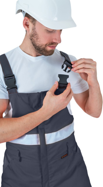 Костюм РЕФЛЕКТ-2 зимний I-III клим.пояс с ПК (оранжевый/серый)