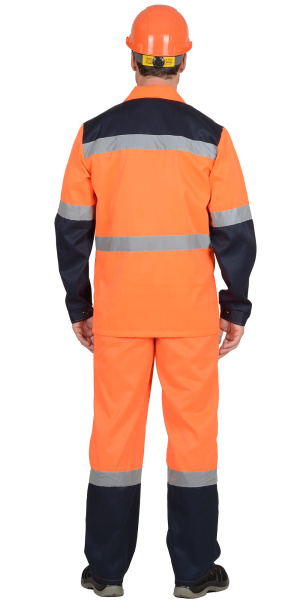 Костюм СИРИУС-МАГИСТРАЛЬ-СПЕЦИАЛИСТ СОП с ПК (оранжевый/синий)
