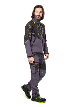 Куртка АКСЕЛЬ-НЕОН (хаки/синий)