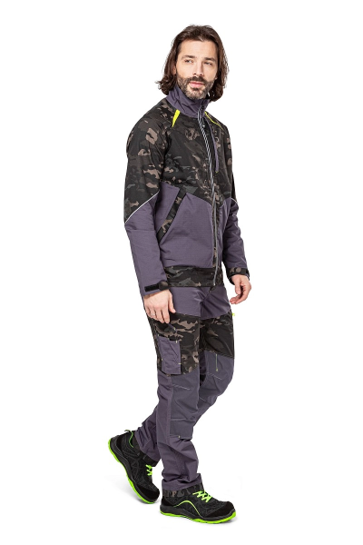 Куртка АКСЕЛЬ-НЕОН (хаки/синий)