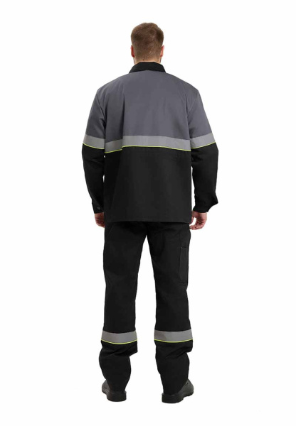 Костюм ЮЖНАЯ ШИРОТА с БР (черный/серый)