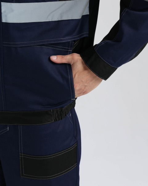 Костюм ВИВАТ-2 ПРЕМИУМ IMP с ПК (т.синий/черный/васильковый)