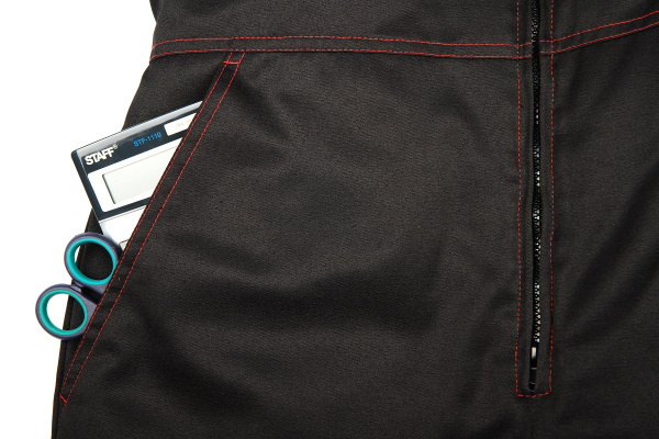 Костюм НЕЙЧ-2 зимний с ПК (черный/красный)