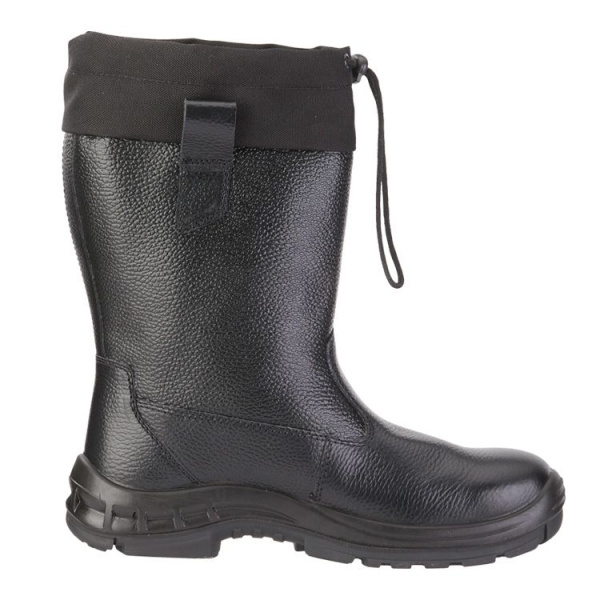 Сапоги ИНДЕВОР ХАРД ПУ/Нитрил шерст.мех с КП (черный)