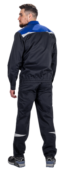 Костюм КМ-10 ЛЮКС АНТИСТАТ с ПК (т.синий/васильковый)