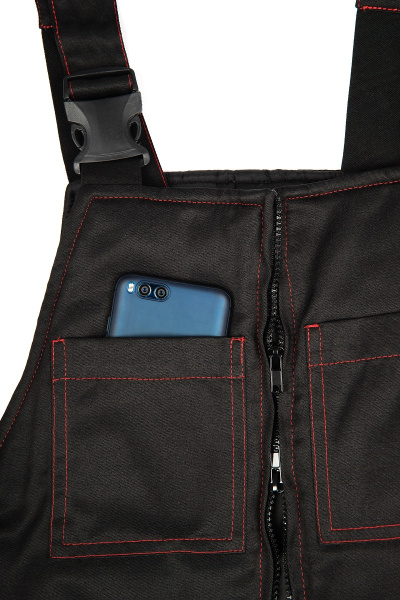 Костюм НЕЙЧ-2 зимний с ПК (черный/красный)