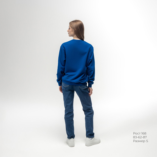 Толстовка REDFORT 355 петля-диагональ (ярко-синий)