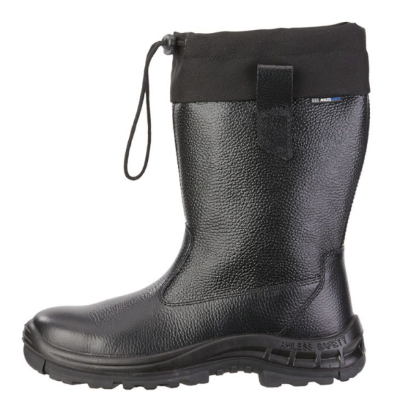 Сапоги ИНДЕВОР ХАРД ПУ/Нитрил шерст.мех с КП (черный)