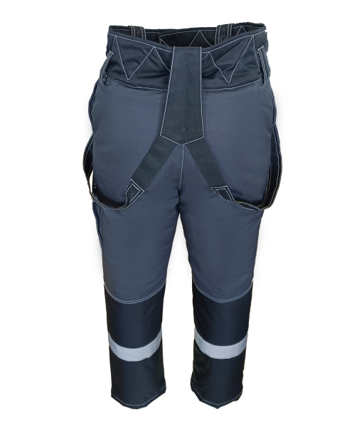 Костюм ЮКОН-МЕМБРАНА зимний с БР (т. серый/черный/красный)