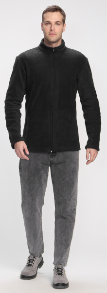 Куртка ТАЙФУН флис (черный)