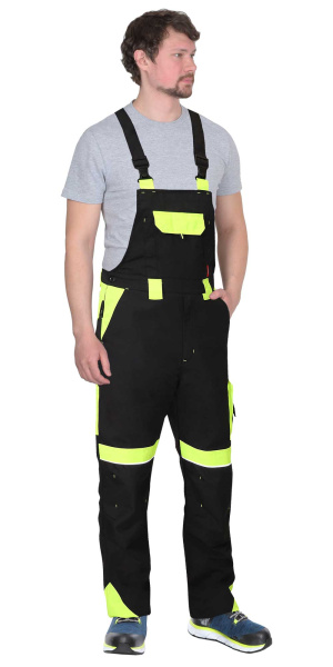 Полукомбинезон ОНИКС (черный/лимонный)