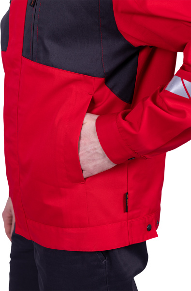 Куртка СТРОНГ ИМПОРТ (красный/серый)