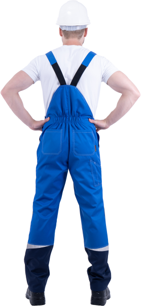 Костюм КМ-10 ЛЮКС летний с ПК (василек/т.синий)