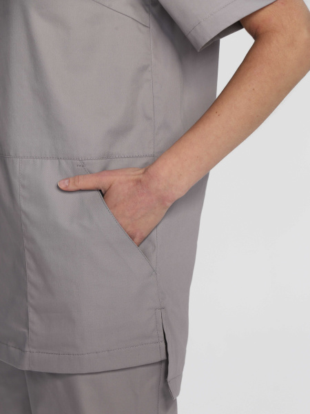 Костюм MEDLINE женский с БР (св.серый)